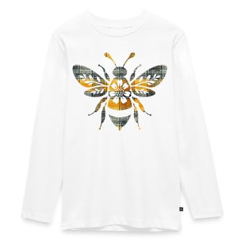 Reine des abeilles Honey Beekeeper Save the Bees - T-shirt manches longues Premium Ado - blanc - Devant - AI Model Kid Female (0cm)