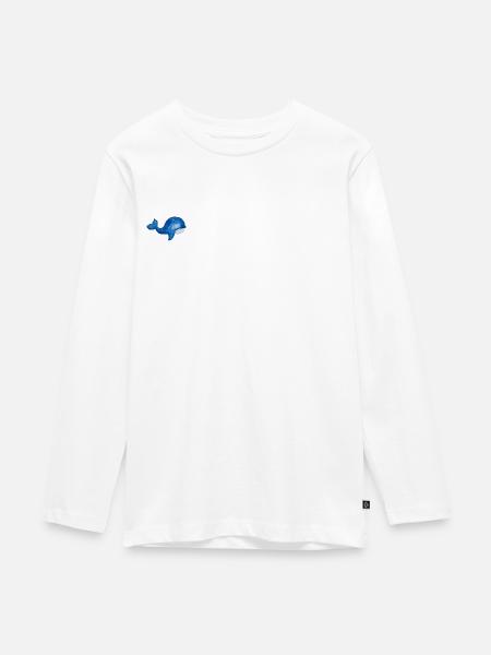 Your Mourning Whale - Teenager Premium Organic Long Sleeve Shirt - white