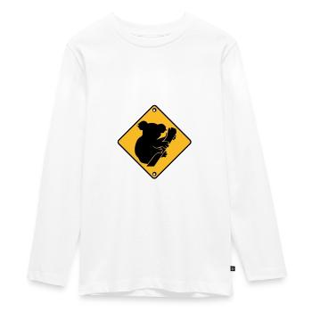 Koala - Teenager Premium Bio Langarmshirt - Weiß - Vorne - AI Model Kid Female (0cm)