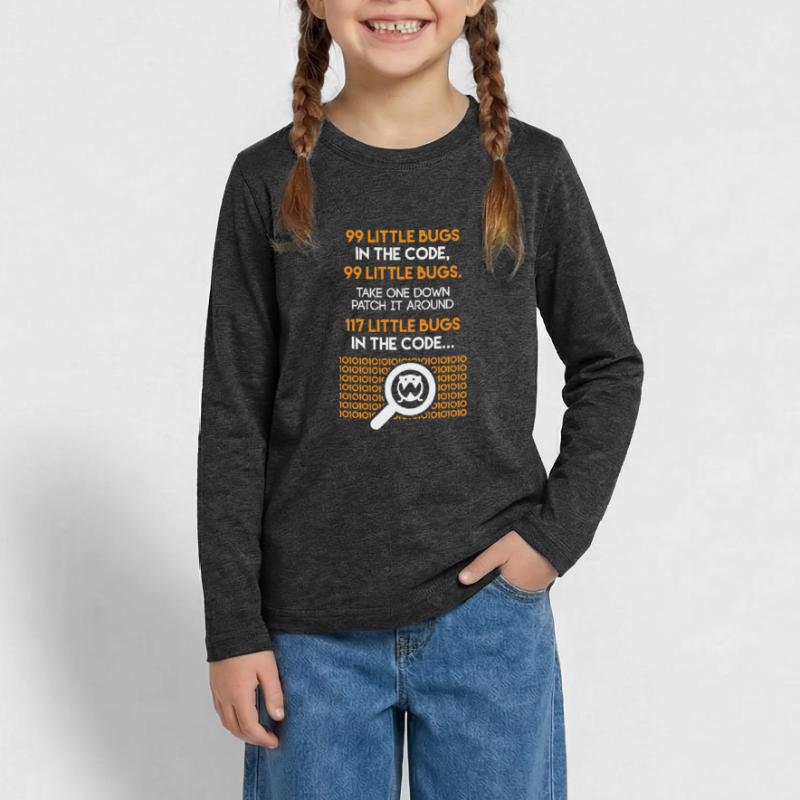 99 kleine Fehler im Code Funny Coding Teenager Premium Bio Langarmshirt