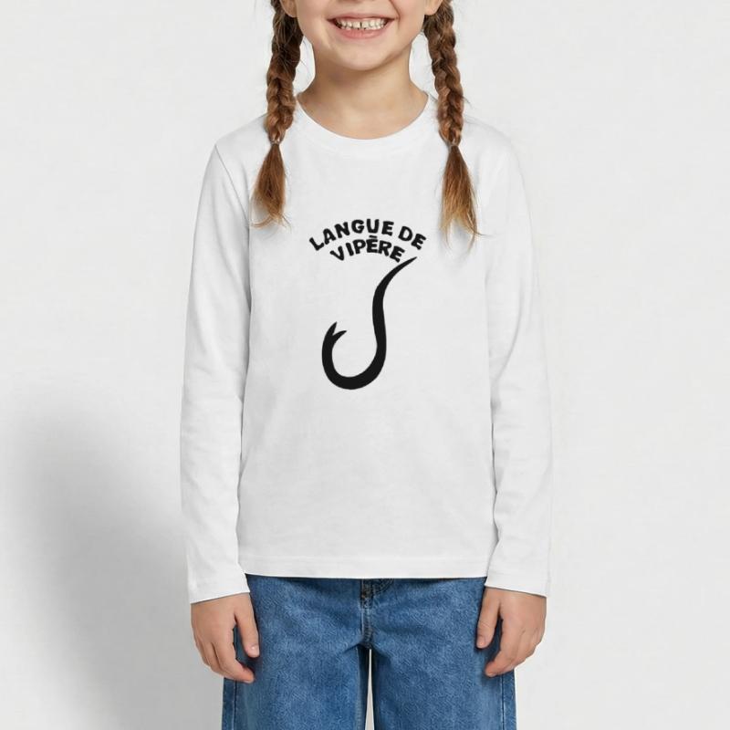 langue vipere expression 1 Teenager Premium Organic Long Sleeve Shirt