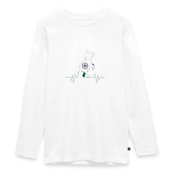 Inde Inde Hindu Pride Drapeau Pays I Cadeau - T-shirt manches longues Premium Ado - blanc - Devant - AI Model Kid Female (0cm)