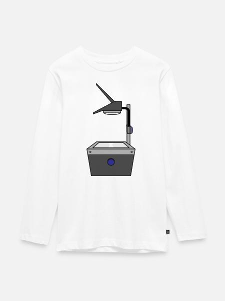 Polylux Schule Lehrer - Teenager Premium Bio Langarmshirt - Weiß