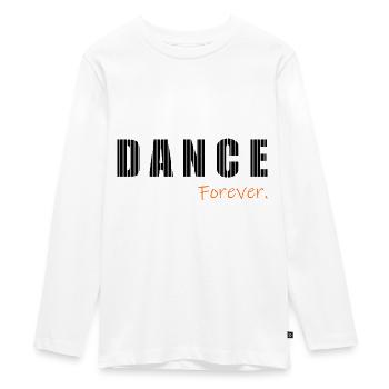 TANZEN. TANZEN. SPORT - Teenager Premium Bio Langarmshirt - Weiß - Vorne - AI Model Kid Female (0cm)