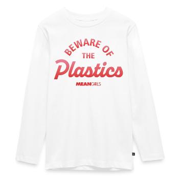 Mean Girls Beware Of The Plastics - Teenager Premium Organic Long Sleeve Shirt - white - Front - AI Model Kid Female (0cm)
