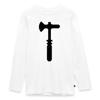Outil - T-shirt manches longues Premium Ado - blanc - Devant - AI Model Kid Female (0cm)