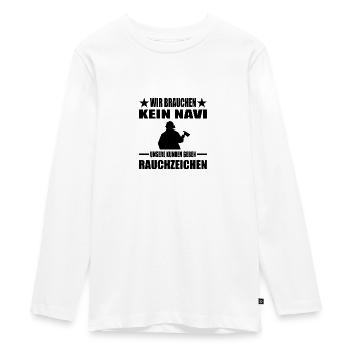 Feuerwehr - Teenager Premium Bio Langarmshirt - Weiß - Vorne - AI Model Kid Female (0cm)