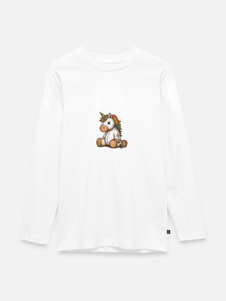 Despair - Teenager Premium Bio Langarmshirt - Weiß