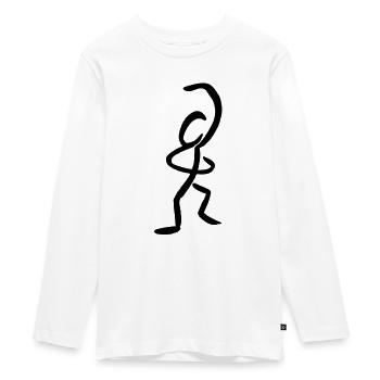 Dancers - Teenager Premium Organic Long Sleeve Shirt - white - Front - AI Model Kid Female (0cm)