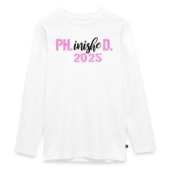 Docteur 2025 Diplôme Philistin Dissertation PhD - T-shirt manches longues Premium Ado - blanc - Devant - AI Model Kid Female (0cm)