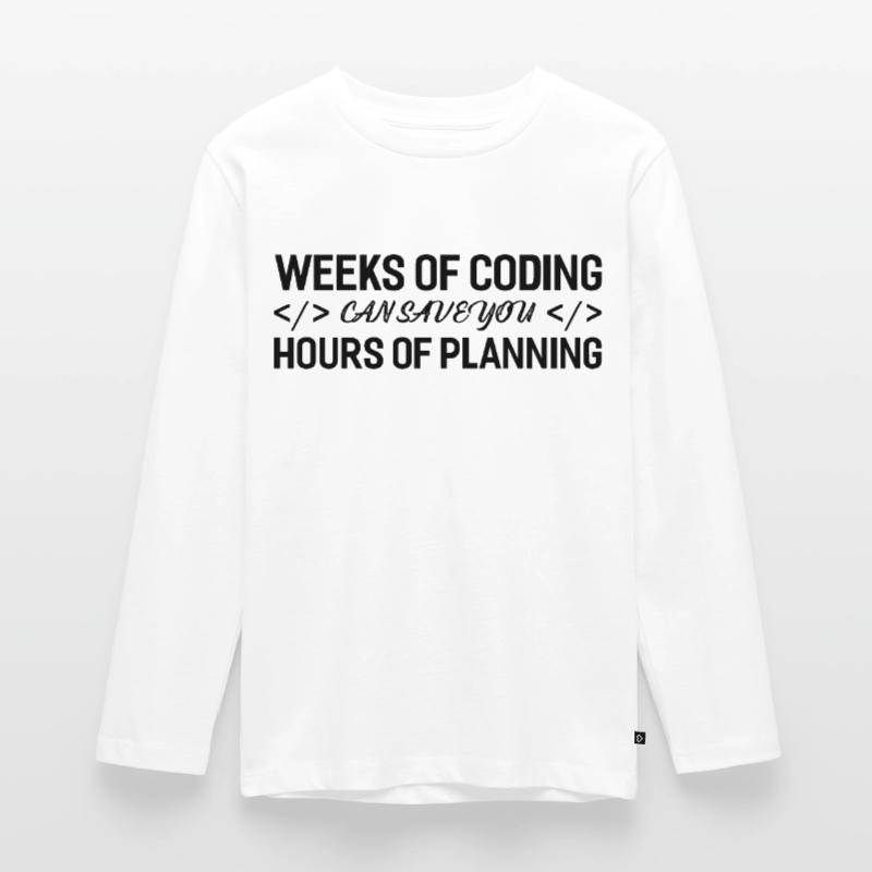 Programmeurs semaines De Coding T-shirt manches longues Premium Ado