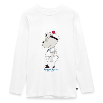 Happy Louis - MATELOT - T-shirt manches longues Premium Ado - blanc - Devant - AI Model Kid Female (0cm)
