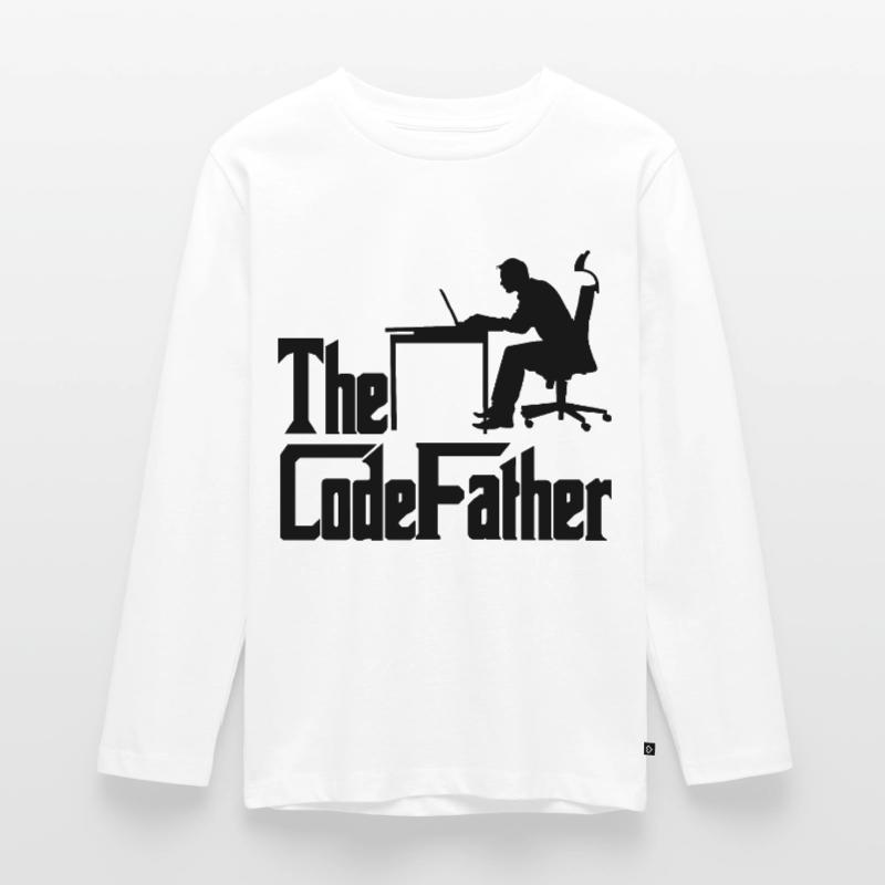 The Codefather Programmer Coder Developer Software Teenager Premium Bio Langarmshirt