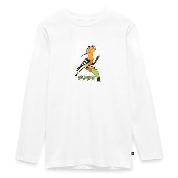 Wiedehopf - Teenager Premium Bio Langarmshirt - Weiß - Vorne - AI Model Kid Female (0cm)