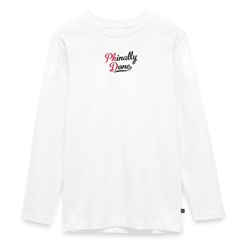 doctorate - Teenager Premium Organic Long Sleeve Shirt - white - Front - AI Model Kid Female (0cm)