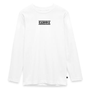 Gambie - T-shirt manches longues Premium Ado - blanc - Devant - AI Model Kid Female (0cm)