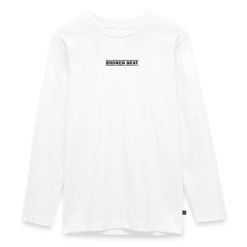 Broken Beat - Teenager Premium Organic Long Sleeve Shirt - white - Front - AI Model Kid Female (0cm)