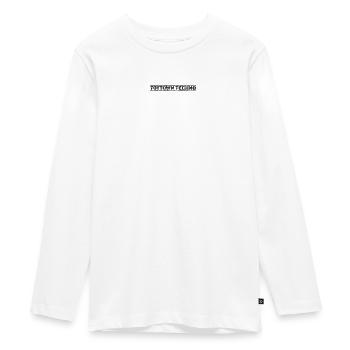 Toytown Techno - Teenager Premium Bio Langarmshirt - Weiß - Vorne - AI Model Kid Female (0cm)