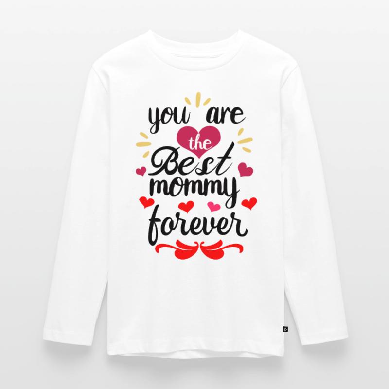 Muttertag Muttertag Muttertag Muttertag muttertag Teenager Premium Bio Langarmshirt