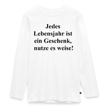 Glücksbringer - Teenager Premium Bio Langarmshirt - Weiß - Vorne - AI Model Kid Female (0cm)