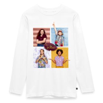 "Ein Mädchen Namens Willow" Willow & Ihre Freunde - Teenager Premium Bio Langarmshirt - Weiß - Vorne - AI Model Kid Female (0cm)
