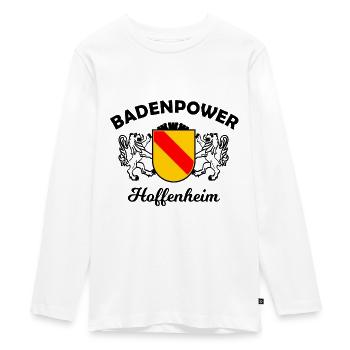 Die Legenden aus Sinsheim - Teenager Premium Bio Langarmshirt - Weiß - Vorne - AI Model Kid Female (0cm)