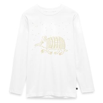Gürteltier - Teenager Premium Bio Langarmshirt - Weiß - Vorne - AI Model Kid Female (0cm)