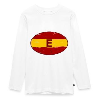 Autocollants pour l’Espagne - T-shirt manches longues Premium Ado - blanc - Devant - AI Model Kid Female (0cm)