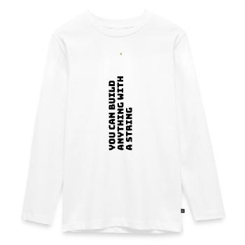 Vous pouvez tout créer.... - T-shirt manches longues Premium Ado - blanc - Devant - AI Model Kid Female (0cm)