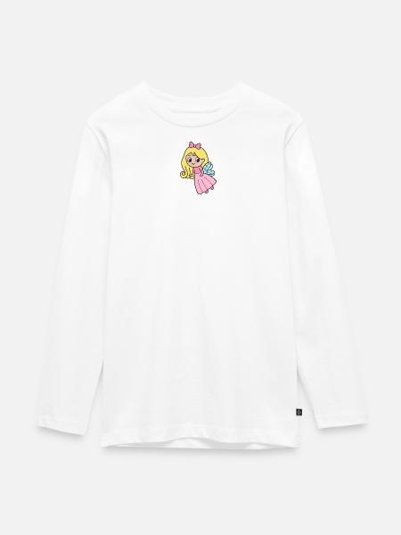 Fee - Teenager Premium Bio Langarmshirt - Weiß