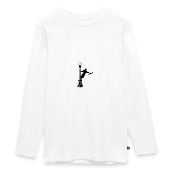 Quote - Teenager Premium Organic Long Sleeve Shirt - white - Front - AI Model Kid Female (0cm)