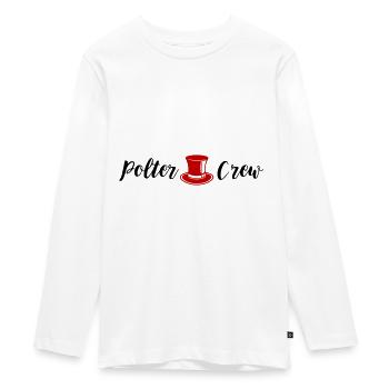 Polter Crew Fiançailles Mariage - T-shirt manches longues Premium Ado - blanc - Devant - AI Model Kid Female (0cm)