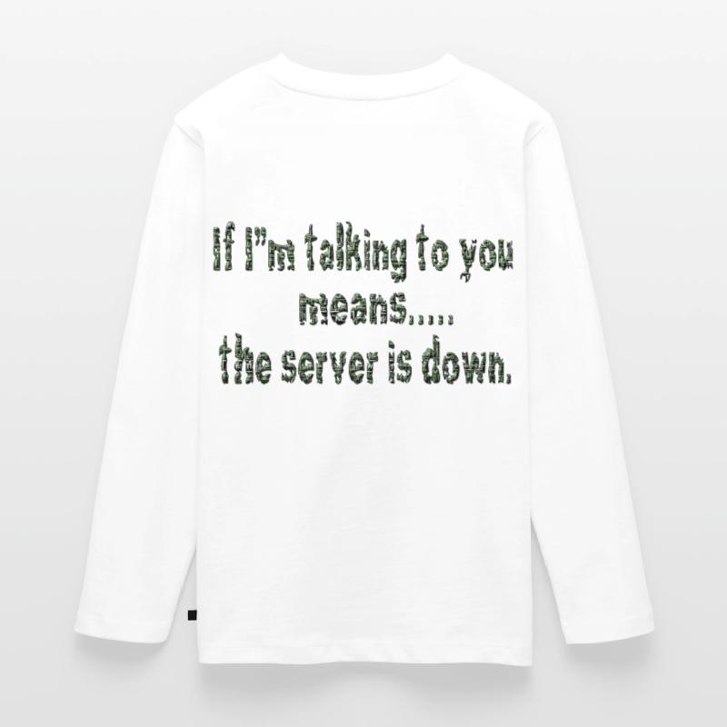Hacking Hacking Hacker Hacker Computer Cybersicherheit Teenager Premium Bio Langarmshirt