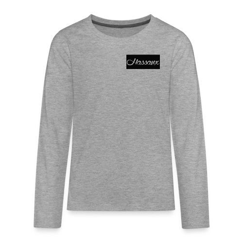 Hassanx Logo - Teenagers' Premium Longsleeve Shirt