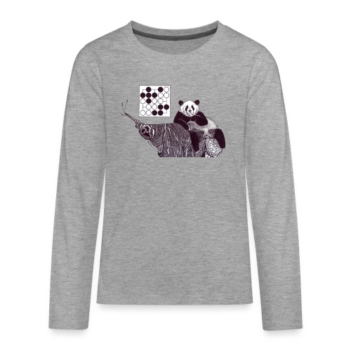 Panda 5x5 Seki - Teenagers' Premium Longsleeve Shirt