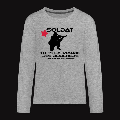 soldatsociopathe - T-shirt manches longues Premium Ado