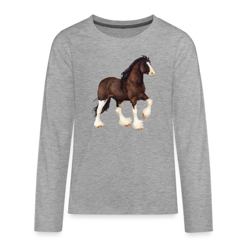 Shire Horse - Teenager Premium Langarmshirt