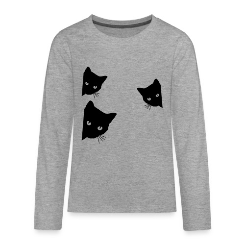 Vorschau: cats - Teenager Premium Langarmshirt