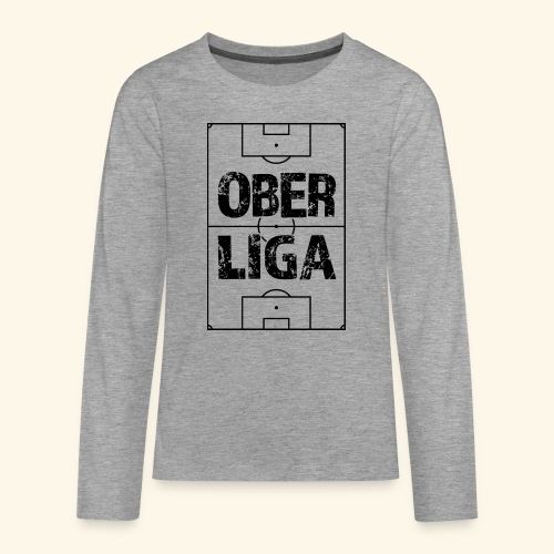 OBERLIGA im Fußballfeld - Teenager Premium Langarmshirt