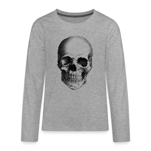 Skull & Bones No. 1 - schwarz/black - Teenager Premium Langarmshirt