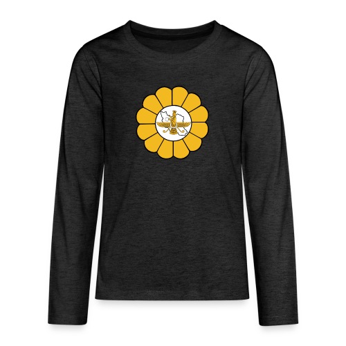 Faravahar Iran Lotus - Teinien premium pitkähihainen t-paita