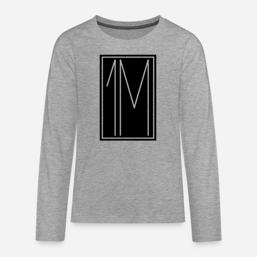 1M/One MVMNT Logo schwarz - Teenager Premium Langarmshirt