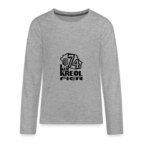 Kreol et Fier - 974 ker kreol - T-shirt manches longues Premium Ado