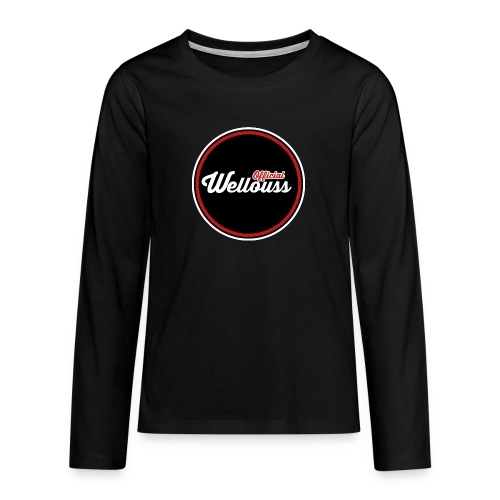 Wellouss Fan T-shirt | Rood - Teenager Premium shirt met lange mouwen