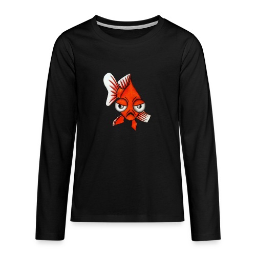 Angry Fish - T-shirt manches longues Premium Ado