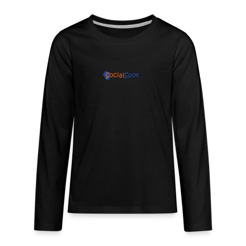 socialspot logo cc png - T-shirt manches longues Premium Ado