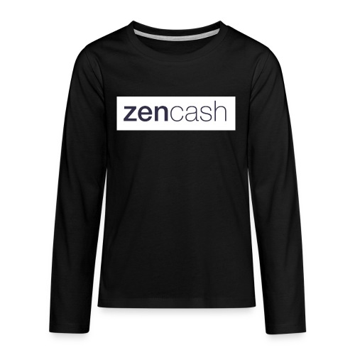 ZenCash CMYK_Horiz - Full - Teenagers' Premium Longsleeve Shirt