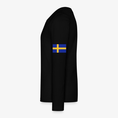 Svenska flaggan - Swedish Flag - Långärmad premium T-shirt tonåring