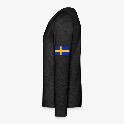 Svenska flaggan - Swedish Flag - Långärmad premium T-shirt tonåring