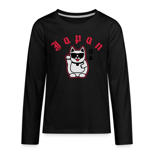japan cat - T-shirt manches longues Premium Ado